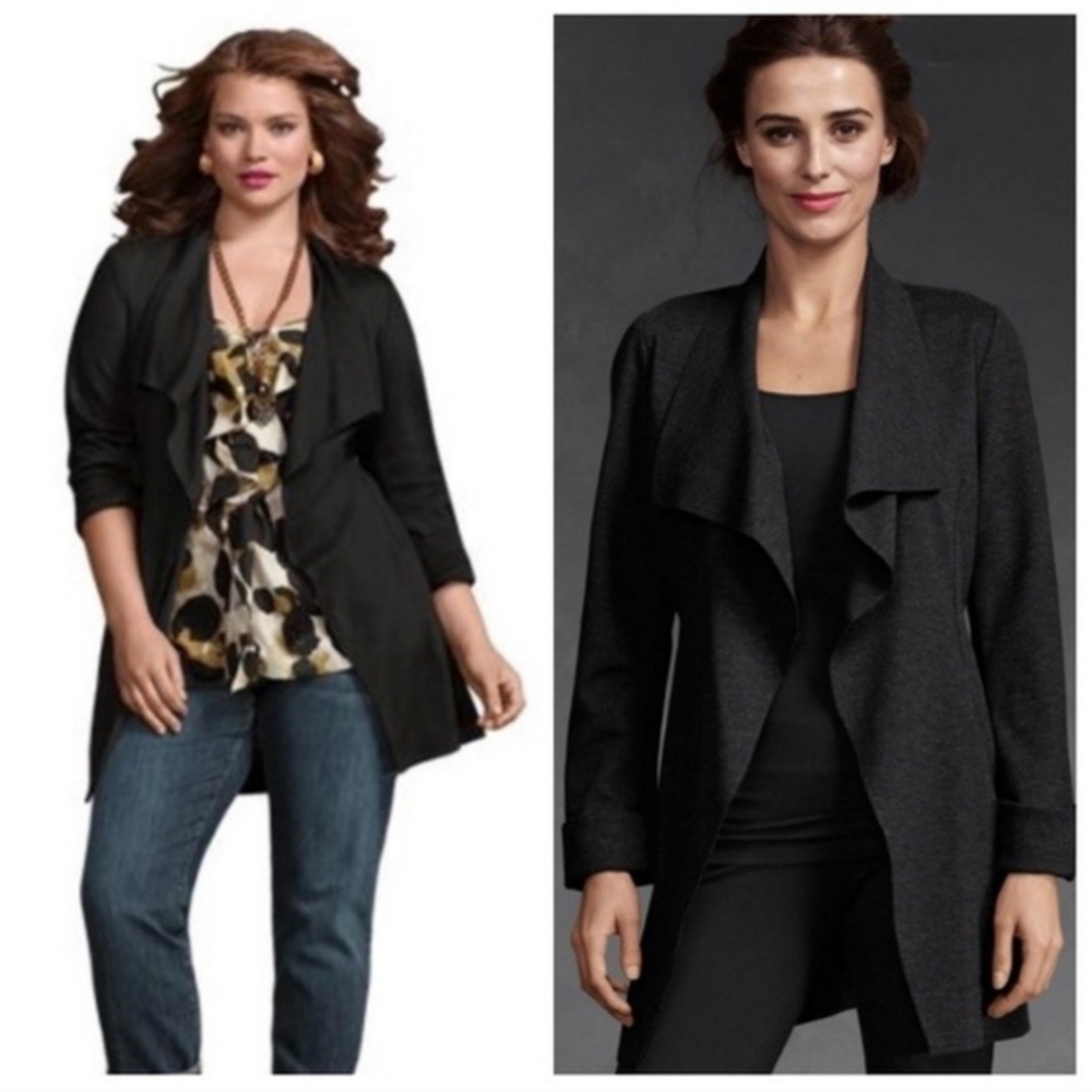CAbi Take Charge Black Cardigan Style 956 size Large with pockets